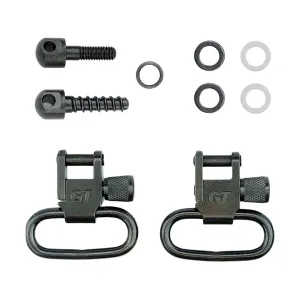 GrovTec Sling Swivel Set Winchester 70A Sling Swivel Studs 1" Locking Swivels Steel Black