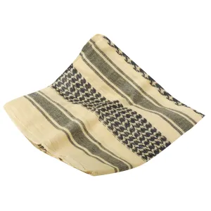 CamCon Shemagh Cotton Sand and Black