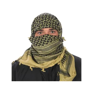 CamCon Shemagh Cotton Coyote Tan and Black