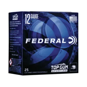 Federal Top Gun Sporting 12 Gauge Ammo 2-3/4" #7-1/2 Lead Shot 1 oz 1330fps Box of 25