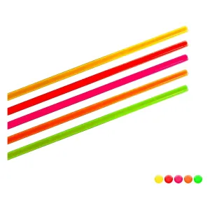 TRUGLO Fiber Optic Rod 5.5" x .029" Green, Orange, Red, Ruby, Yellow 5PK