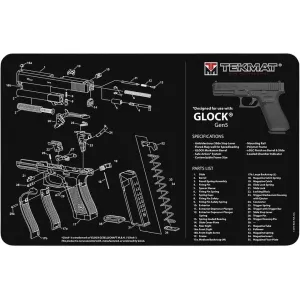 Tekmat Handgun Cleaning Mat for Glock Gen 5 Black