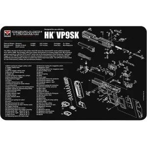 Tekmat Handgun HK VP9SK Cleaning Mat Black
