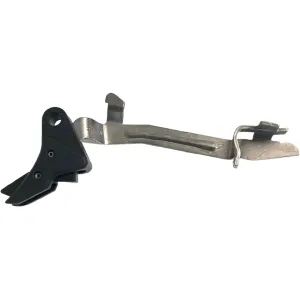 Shadow Systems Standard Curved Trigger with Trigger Bar for Glock 17, 19, 26, 34 Gen 3, 4 Polymer Black