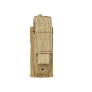BLACKHAWK! S.T.R.I.K.E. MOLLE Single Pistol Magazine Pouch Nylon Coyote Tan