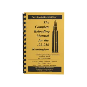 Loadbooks USA 22-250 Remington Reloading Manual