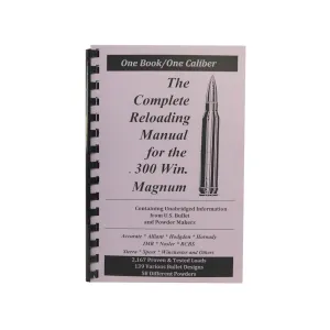 Loadbooks USA 300 Winchester Magnum Reloading Manual