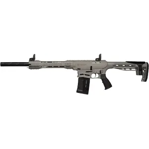 Panzer Arms AR Twelve G4 Tactical Semi Automatic 12 Gauge Shotgun 20" Tactical Gray Barrel Black Pistol Grip