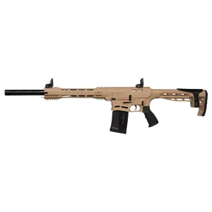 Panzer Arms AR Twelve G4 Tactical Semi Automatic 12 Gauge Shotgun 20" Desert Tan Barrel Black Pistol Grip