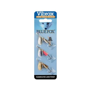 Blue Fox Super Vibrax Inline Spinner Tri-Pack 00