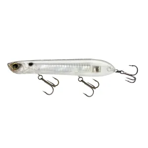 Yo-Zuri 3DB Pencil Popper 5.375 in Topwater Prism Ghost Shad