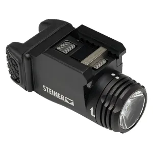 Steiner eOptics TOR Fusion Weapon Light White LED with Green Laser Sight Universal Rail Mount Black