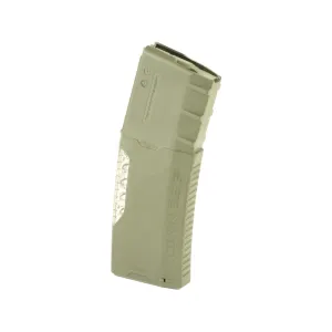 Hera Arms H3 Gen 2 AR-15 Magazine 223 Remington, 5.56x45mm, 300 AAC Blackout 30-Round Transparent Frame Polymer Olive Drab