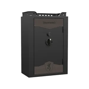 Browning U.S Armored Fire-Resistant 49 Gun Safe with Electronic Lock Satin Black