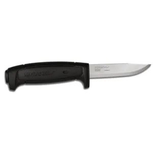 Morakniv Basic 511 Fixed Blade Knife 3.6" Clip Point Carbon Polished Blade Polymer Handle Black