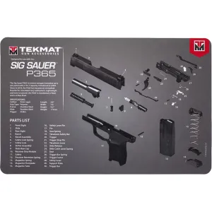 Tekmat Handgun Sig Sauer P365 Cleaning Mat Black