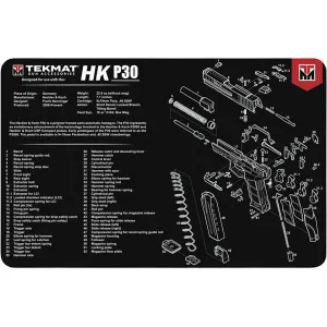 Tekmat Handgun HK P30 Cleaning Mat Black
