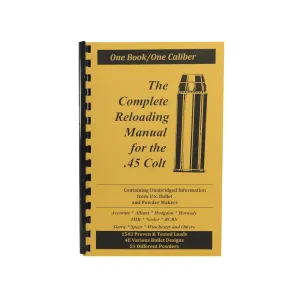 Loadbooks USA 45 Colt Reloading Manual