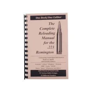 Loadbooks USA 223 Remington Reloading Manual