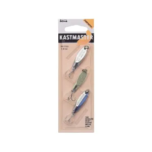 Acme Kastmaster Spoon Multi-Pack 1/8oz Chrome, Gold, Chrome/Neon Blue 3PK