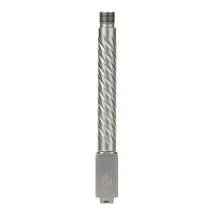 SIG P320 Full PVD Light Gray Threaded Spiral Fluting LCI