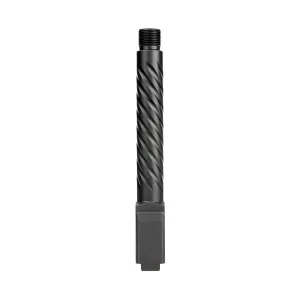 Glock 17 Gen 3-4 Threaded QPQ Black Spiral fluted Premium Series