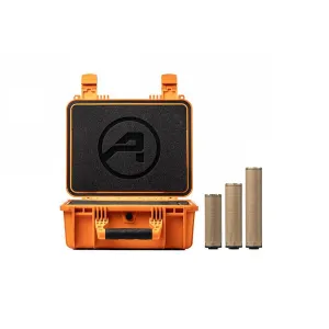 LAHAR-30, 3-Pack w/ Direct Thread (5/8-24) - FDE Cerakote Hard Case