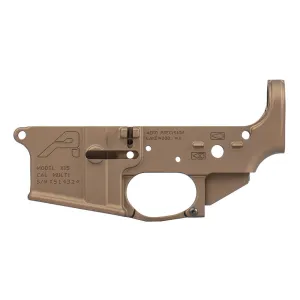 AR15 Stripped Lower Receiver, Gen 2 w/ Trigger Guard - Burnt Bronze Cerakote (BLEM)