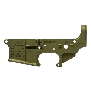 AR15 Stripped Lower Receiver, Gen 2 w/ Trigger Guard - OD Green Anodized (BLEM)