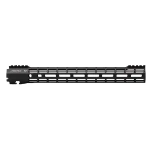 AR15 15" S-ONE M-LOK Handguard w/ Steel Barrel Nut - Anodized Black
