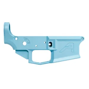 M4E1 Stripped Lower Receiver - Blue Rasberry Cerakote