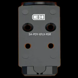 C&H Precision EOTECH EFLX Optics Mounting Plate with Rear Sight for Springfield Prodigy Pistols