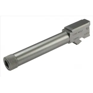Lone Wolf Arms LWD 1/2x28 Threaded 9mm Conversion Barrel for Gen 1-4 Glock 23 / 32 Pistols