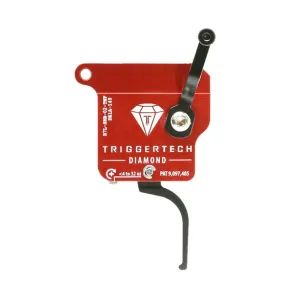 TriggerTech Remington 700 Clone Clean Single Stage Diamond Trigger Left Hand Black Flat