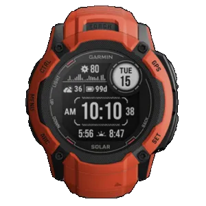 Garmin Instinct 2X Solar Smartwatch 50mm - Flame Red