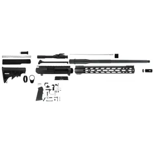 TacFire AR-10 .308 / 7.62x51 Unassembled Rifle Kit w/ Lower Parts Kit without Forward Assist - 16"