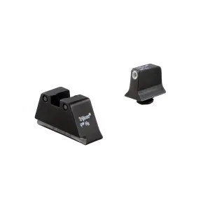 Trijicon Tritium Suppressor Height Sights Glock 20 / 21 / 41 Black Rear Yellow Tritium