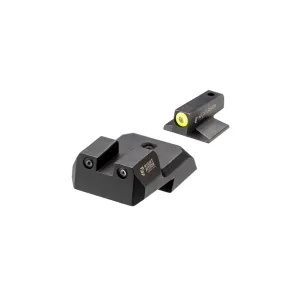 Night Fision .180" Night Sight Set for Commander / Government 1911 - Yellow