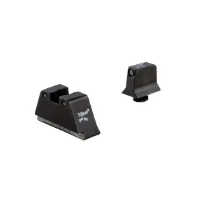 Trijicon Tritium Suppressor Height Sights Glock 20 / 21 / 41 Black Front & Rear Orange Tritium
