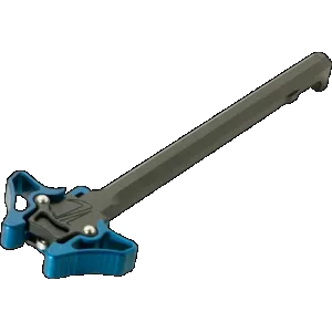 Timber Creek Outdoors Enforcer Ambidextrous Small Charging Handle - Blue Anodized