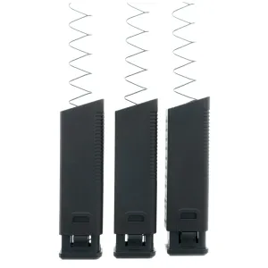 KRISS Vector Gen 2 9mm +23 Round Magazine Extension Kit for Glock 17 Magazines 3-Pack - BLK