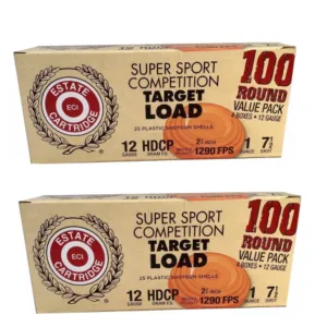 Estate Cartridge Company Super Sport Competition Target 2.75" 12 Gauge Ammo 1oz #7.5 Shot 200 Shells