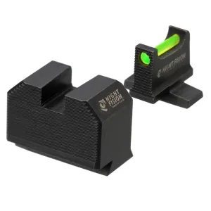 Night Fision Optics Ready Stealth Fiber Optic Sight Set for Smith & Wesson M&P 2.0 w/ RMR / 507C - Green