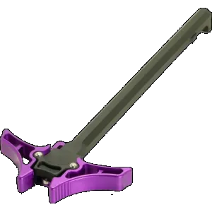 Timber Creek Outdoors AR-10 Enforcer Ambidextrous Charging Handle - Purple Anodized