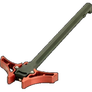 Timber Creek Outdoors AR-10 Enforcer Ambidextrous Charging Handle - Red Anodized