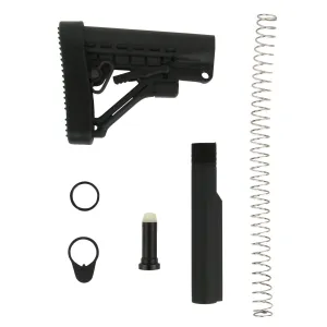 TacFire AR-10 6-Position M4 Stock Kit w/ Pad and QD Sling Swivel