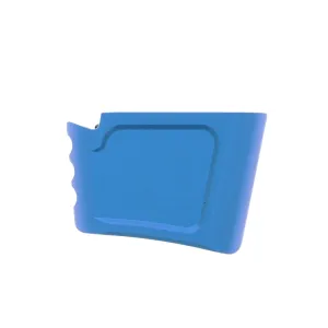 Tyrant Designs +3 Magazine Extension for Glock 43 Pistol Magazines - BLUE