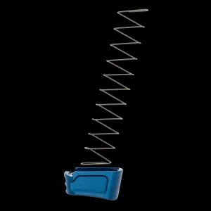 Tyrant Designs +2 Magazine Extension for Glock 43 Pistols - BLUE