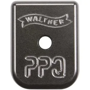 Walther Taylor Freelance +0 Competition 9mm / .40cal Magazine Extension for PPQ Pistols - BLK