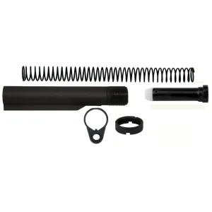 TacFire 6-Position AR-15 Mil-Spec Buffer Tube Assembly w/ QD End Plate